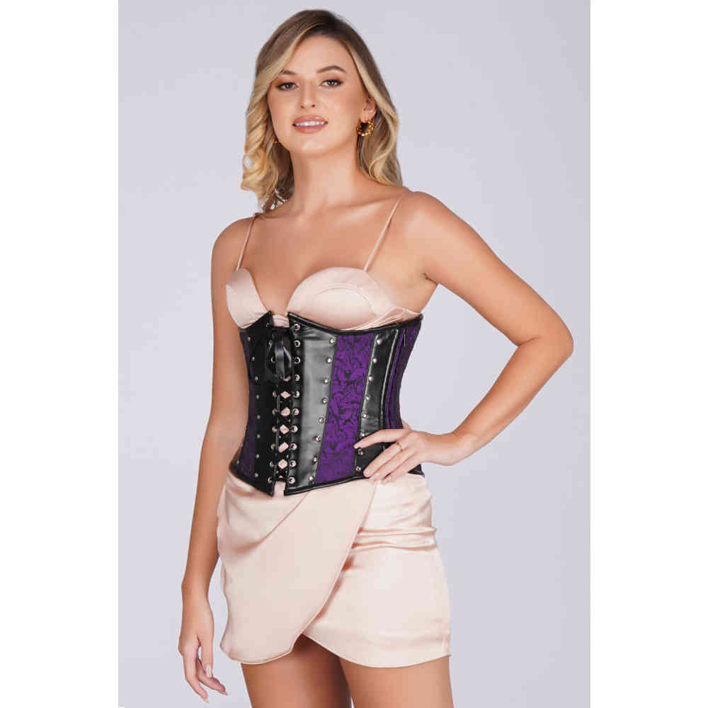Attitude Corsets - Yasmin Corset sous la poitrine - Violet